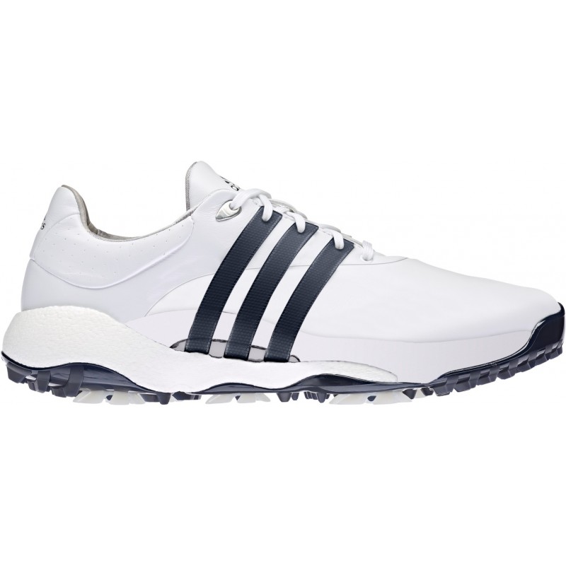 Adidas Tour heren golfschoen wit-marineblauw kopen? Golf123