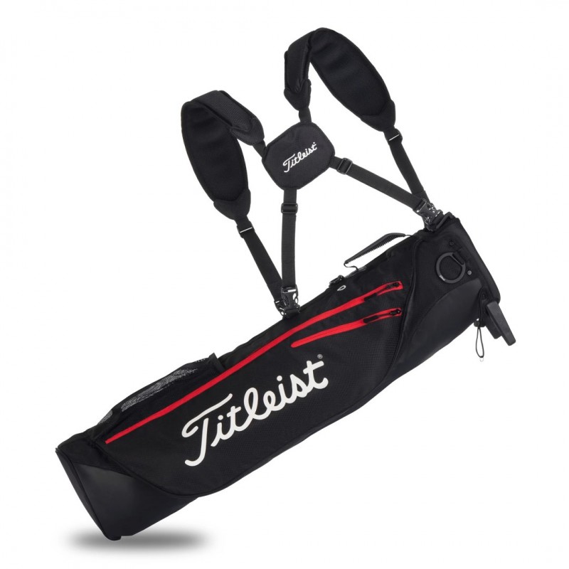 Genre fonds Pech Titleist Premium Carry Bag - golf draagtas zwart-rood kopen? Golf123