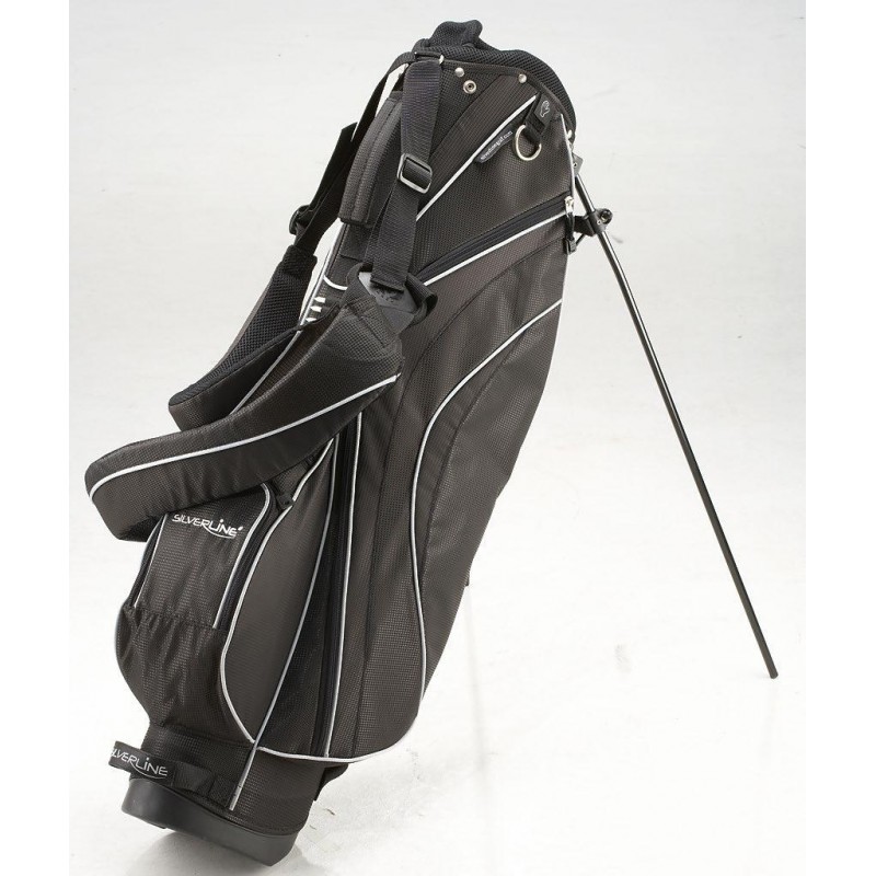 plakband klant Klas Silverline Sydney golftas Standbag draagtas zwart kopen? Golf123